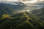 Costa Rica cafea aerial